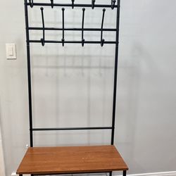 Coat Rack With Bench And Shoe Rack