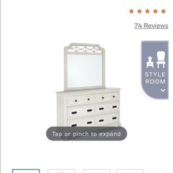 Bobs furniture white dresser deals