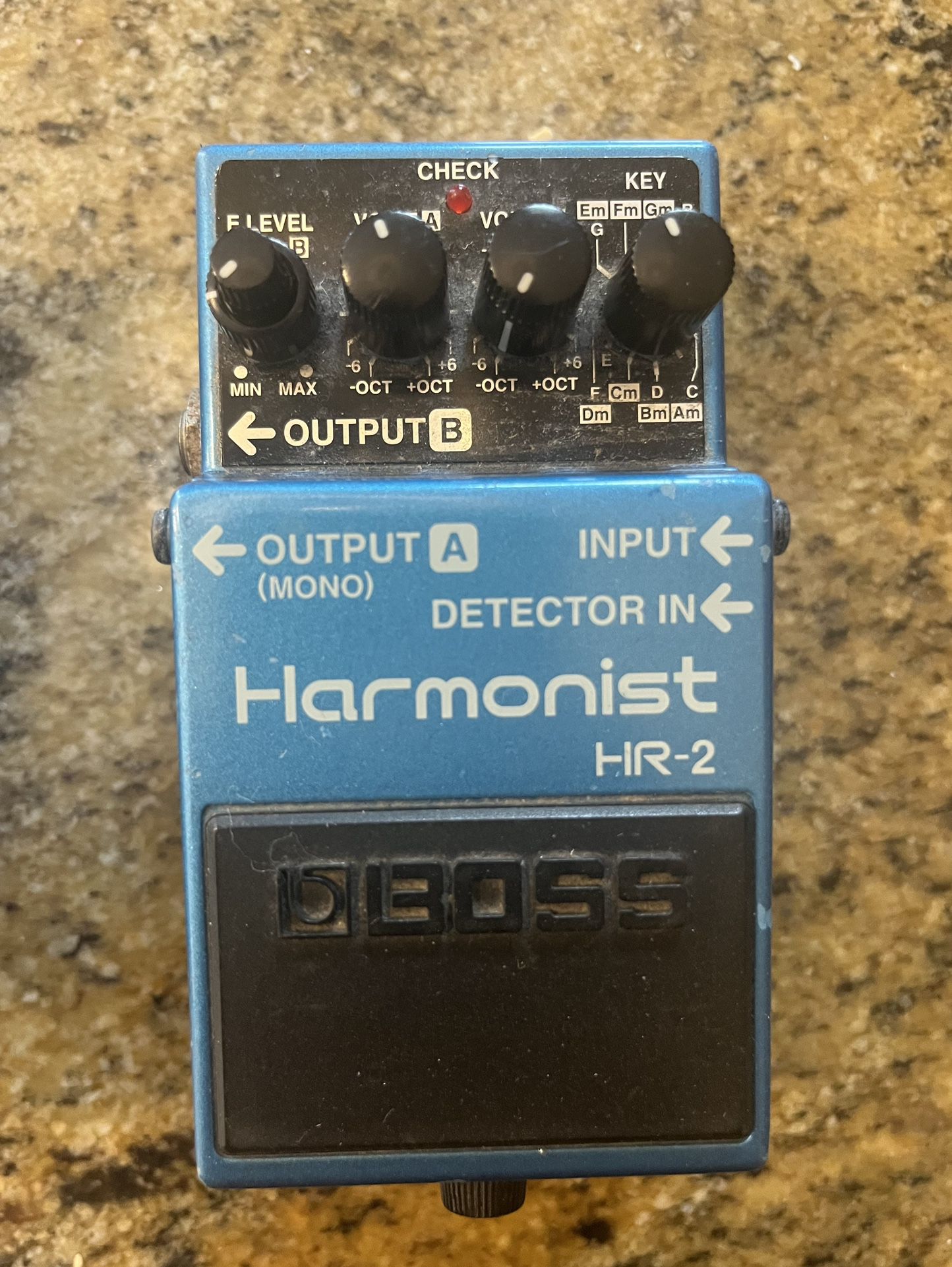Used Boss HR-2 Harmonist Guitar Pedal