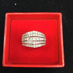 10k Diamond Dome Ring
