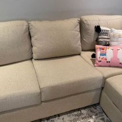  Sofa couch boho extra large with ottoman storage