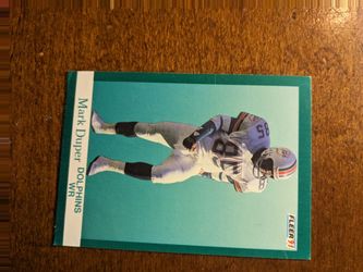Dolphin trading cards .Mark Duper