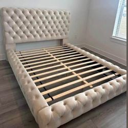 New King Size Platform Bed Frame 
