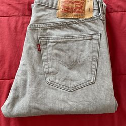 Grey Levi's 501