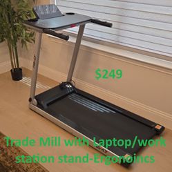 Trade Mill With laptop Stand