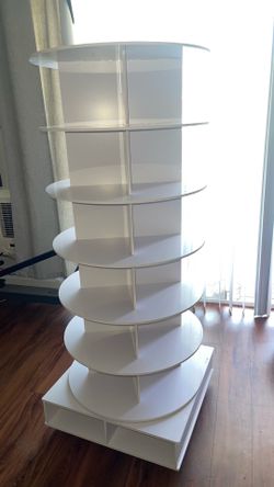 8 Tier Rotating Shoe Rack Tower