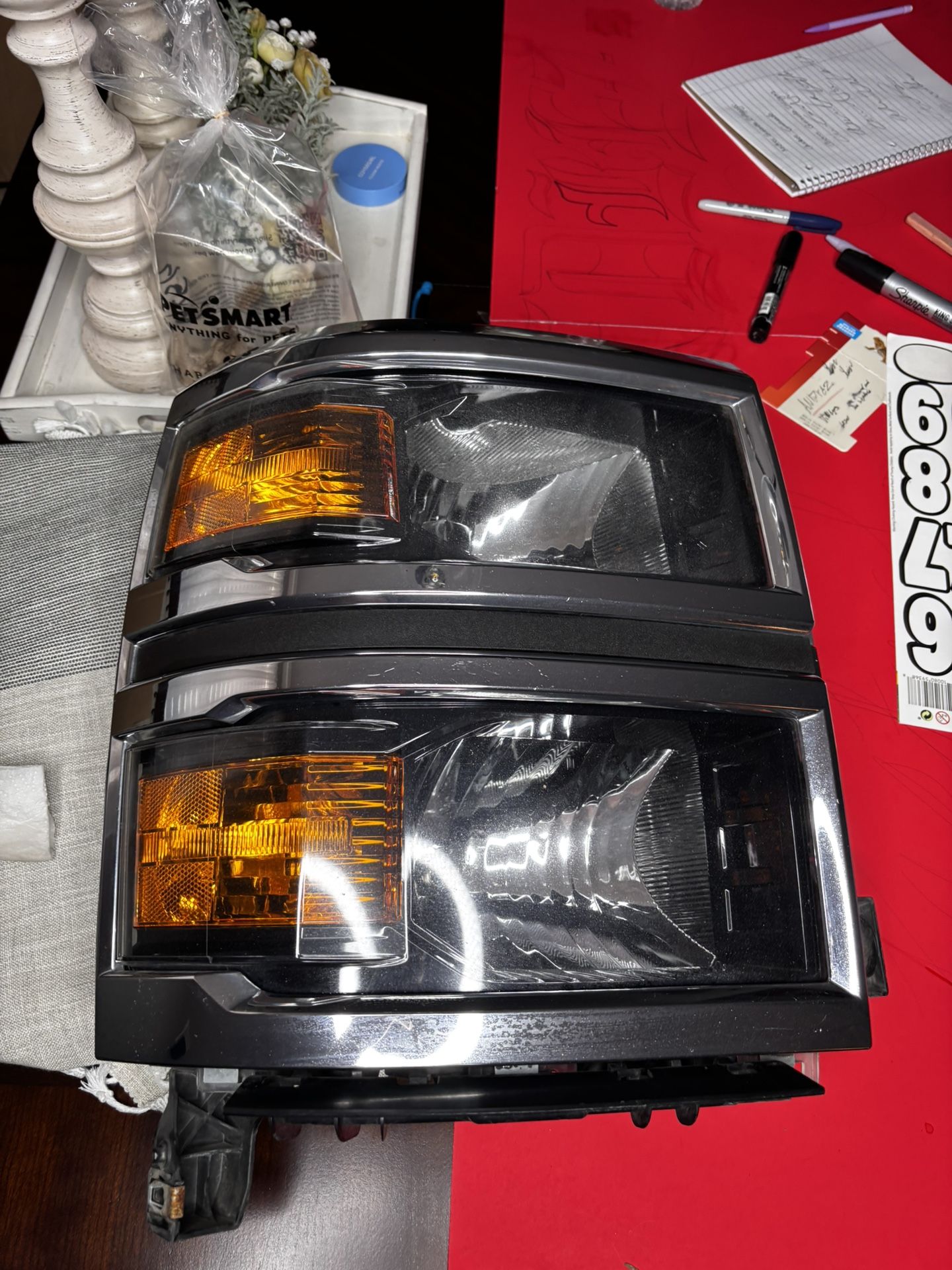 2014 Chevy Silverado OEM Headlights 