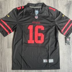 San Francisco 49ers Montana Black Jersey 