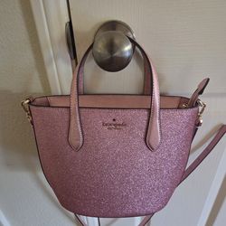 Stunning Kate Spade Pink Glitter Crossbody Bag