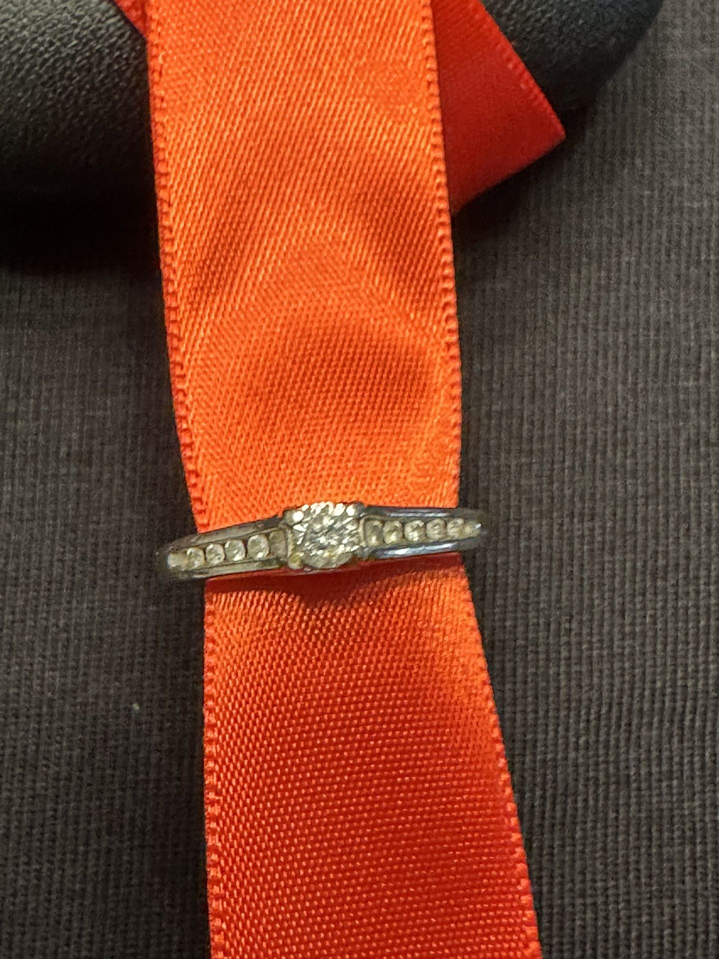 1/2CT Diamond 14 K White Gold Ring