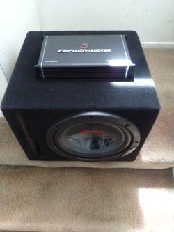 10" JVC SUB / CERVIN VEGA 900 WATT AMP