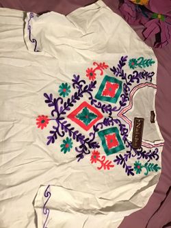 Blusa blanca extra large