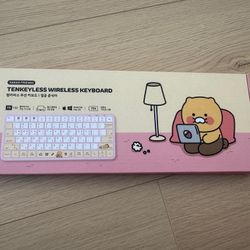 Kakao Friends Wireless Keyboard – Dual English/Korean, Tenkeyless, Brand New in Box