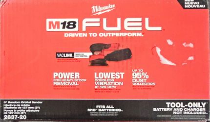 Milwaukee m18 fuel orbit sander