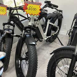SISIGAD 26” Warrior Fat Tire Step Thru Electric Bike