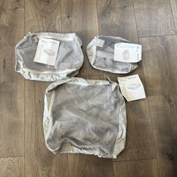 Brand New Ricardo Beverly Hills Packing Cube Set - 3 Piece Travel Organizer Set