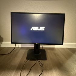 ASUS VG245H (24″, 1080p, 75 Hz, 1 ms GTG) with manufacture date December 2018.