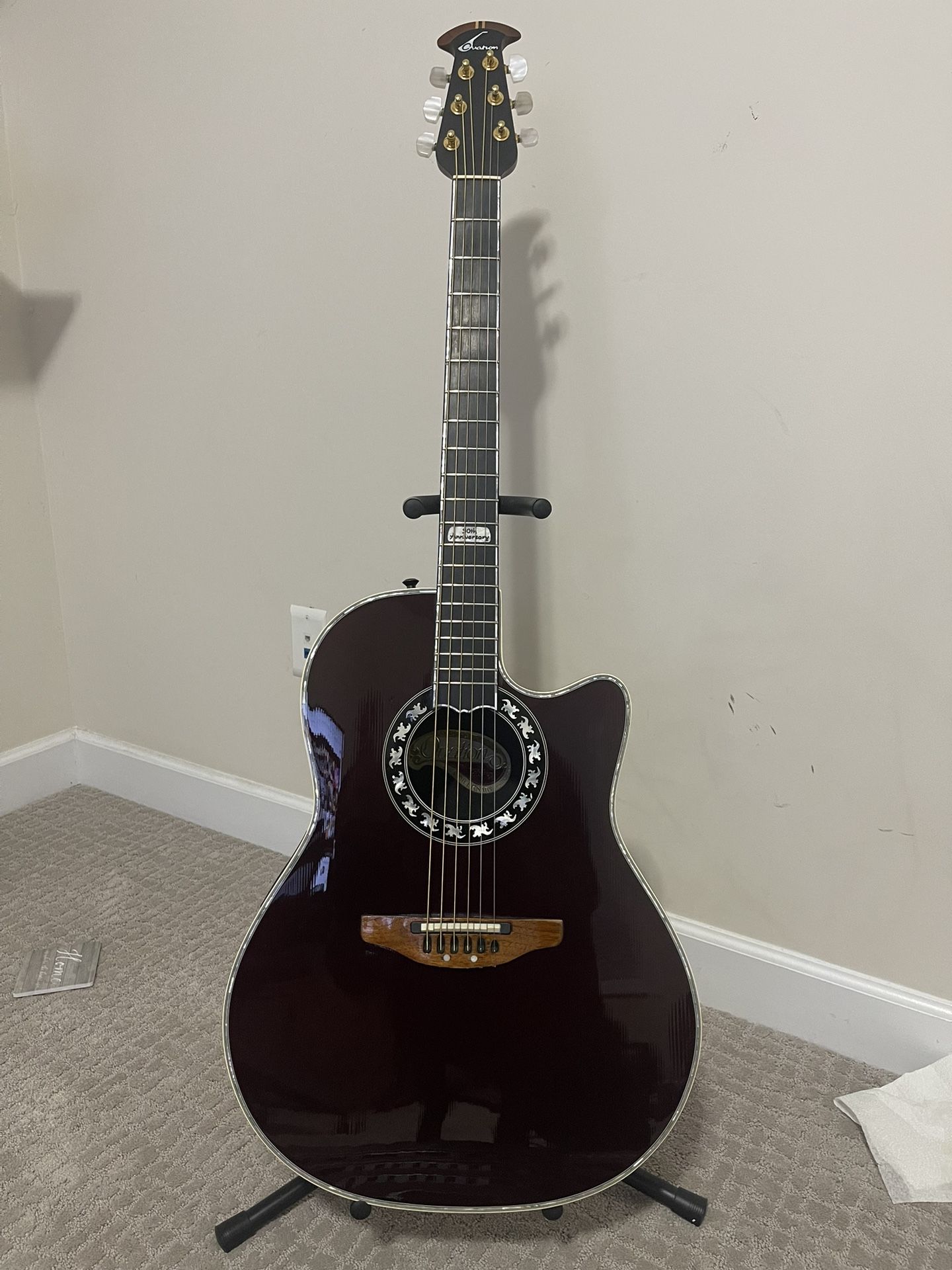 Acoustic Guitar Ovation 30th Anniversary