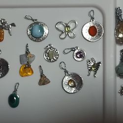 wholesale gemstone pendants lot 