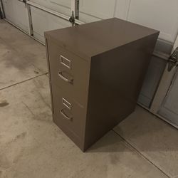 HON 2 drawer vertical File cabinet