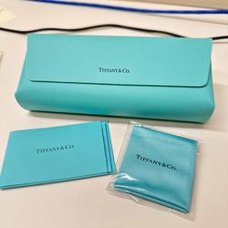 Tiffany Sunglass Case with Cloth