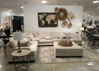 Sectional with ottoman