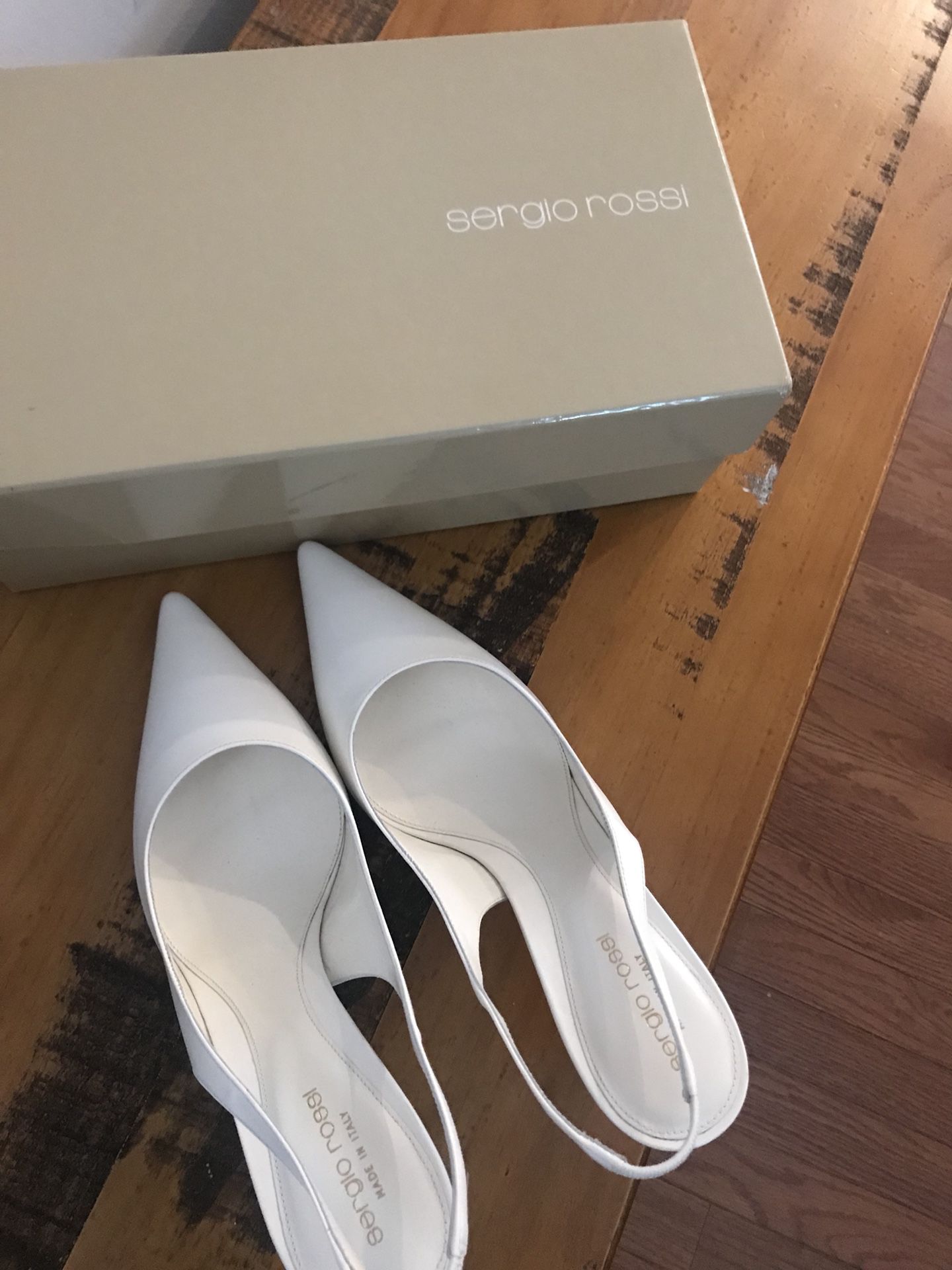 Sergio Rossi- brand new slingback heels
