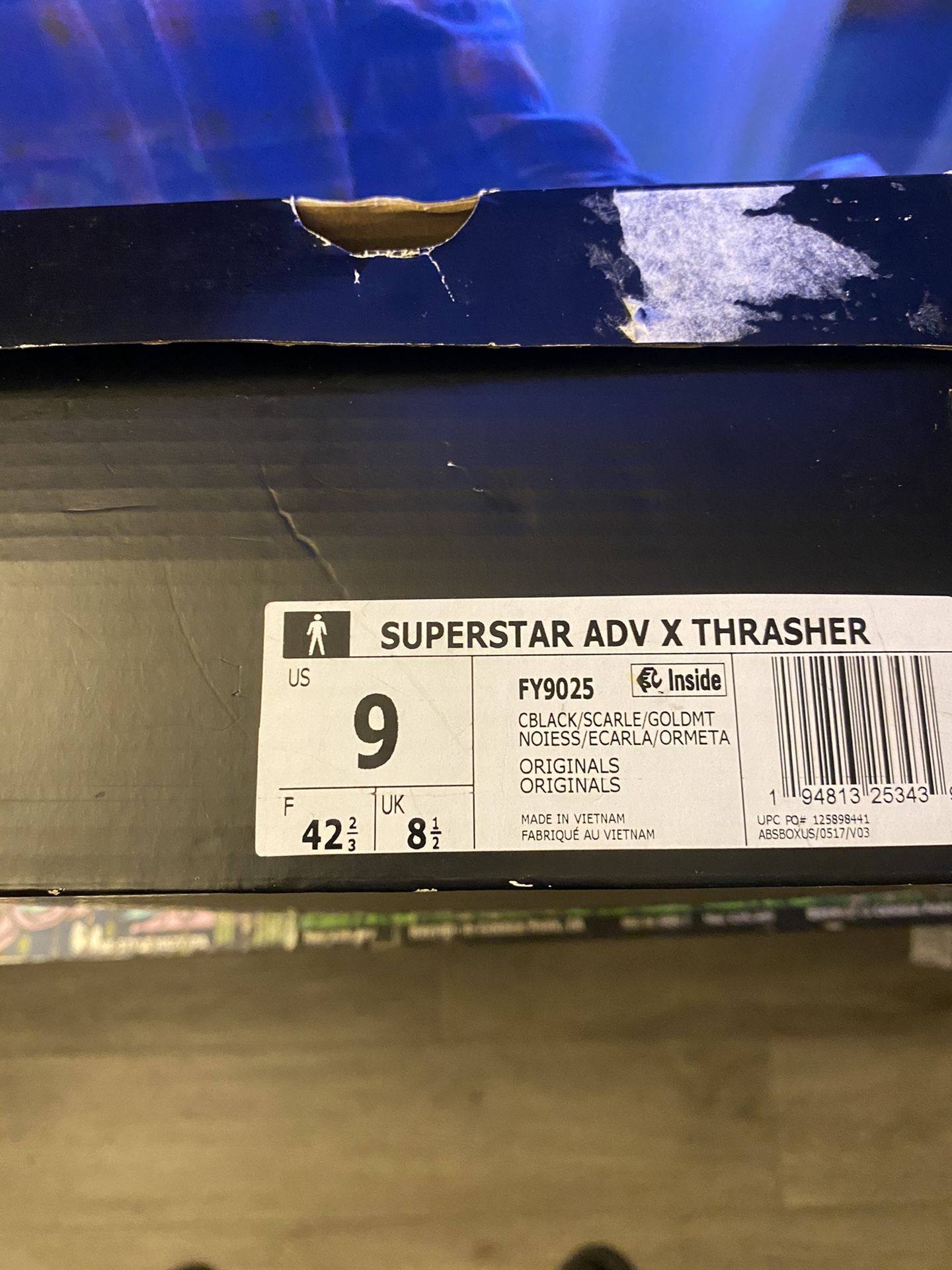 Adidas Superstar ADV x Thrasher