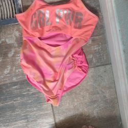 Neon Girl Power Slit Mid Swim Wear