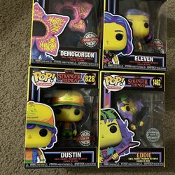 Funko Black Light Stranger Things $70