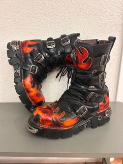 New Rock leather boots
