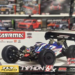 Arrma Typhon 1/8 6S 4WD TLR Tuned Race Buggy.