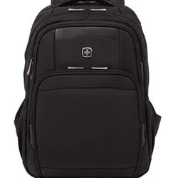 SwissGear ScanSmart Ultra Premium Large Padded Laptop TSA Friendly Backpack - Black