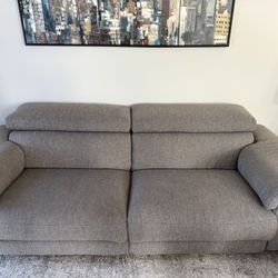 Sofa And Loveseat Power Recliners (grey)