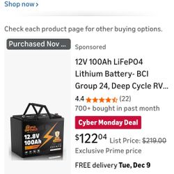 Super Empower 12 Volt 100 ah Lithium Battery 