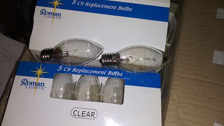 C9 Replacement Bulbs Clear. LightBulbs C9
