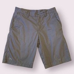 Lacoste Grey Cotton Shorts