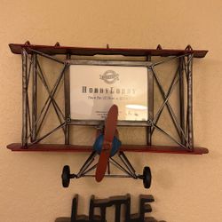 3D Airplane Wall Frame 