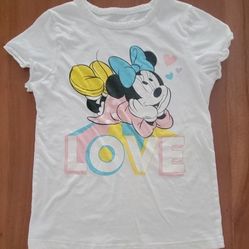 Disney Minnie Mouse Girls Size 7 Graphic T-Shirt
