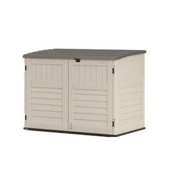 New!! Suncast Stow-Away 5 ft. x 3 ft. Resin Horizontal Storage Shed BMS4720