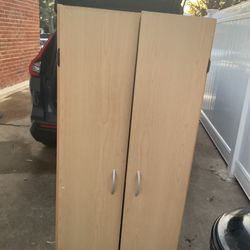 A Good Kitchen Cabinet With 4 Shelves For Extra Storage (59” Tall X 12” Wide X 23” Long)