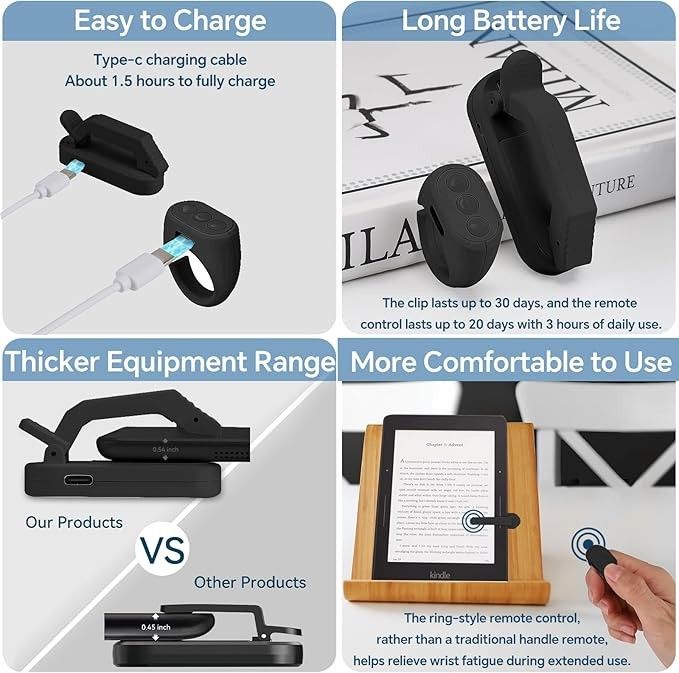 NEW REMOTE CONTROL PAGE TURNER FOR KINDLE