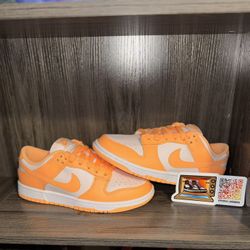 Nike Dunk Low Peach Cream Size 6.5Y/8W