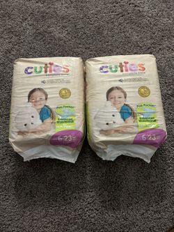 Cuties Diapers Size 6