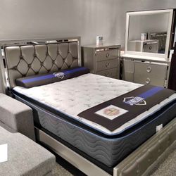 Brand New Bedroom Sets Under $1000- Finance Available — No Credit Needed Only $39 down. Message for Details 