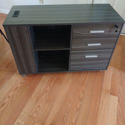 Credenza on wheels