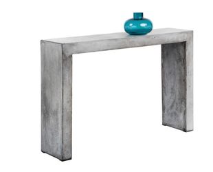 Concrete console table