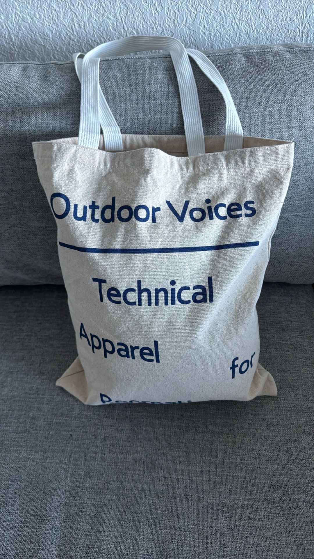 Outdoor voices tote
