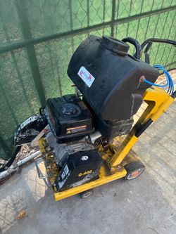 Floor Saw Concrete Cutter Machine Q-400 - In Excellent Condition