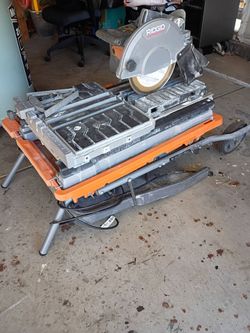 Rigid used professional tile saw $240